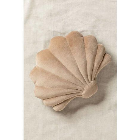 Coussin En Velours Perly SKLUM Velour - Brun Blé 3 Coussin En Velours Perly SKLUM Velour - Brun Blé – Image 3