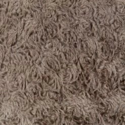 ATMOSPHERA, CRŽATEUR D'INTŽRIEUR Coussin Imitation Fourrure "Bouclée" 45x45cm Taupe -France Coussin et housse de coussin Soldes Boutique 33651630 4
