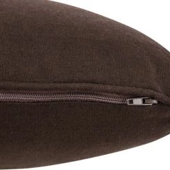 ATMOSPHERA, CRŽATEUR D'INTŽRIEUR Coussin Déhoussable "Passepoil" Carré 45x45cm Chocolat -France Coussin et housse de coussin Soldes Boutique 33651751 4