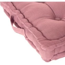 ATMOSPHERA, CRŽATEUR D'INTŽRIEUR Coussin De Sol "Dorian" 40x40cm Rose -France Coussin et housse de coussin Soldes Boutique 33651793 4