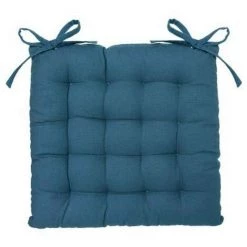 ATMOSPHERA, CRŽATEUR D'INTŽRIEUR Coussin De Chaise "Loria" 38x38cm Bleu Canard