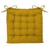 ATMOSPHERA, CRŽATEUR D'INTŽRIEUR Coussin De Chaise "Loria" 38x38cm Ocre