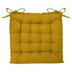ATMOSPHERA, CRŽATEUR D'INTŽRIEUR Coussin De Chaise "Loria" 38x38cm Ocre