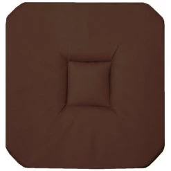 Paris Prix - Galette De Chaise "panama" 36x36cm Chocolat