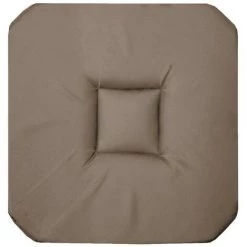 Paris Prix - Galette De Chaise "panama" 36x36cm Noisette