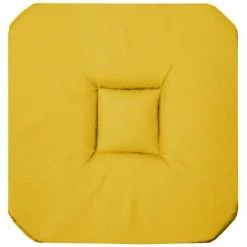 Paris Prix - Galette De Chaise "panama" 36x36cm Miel