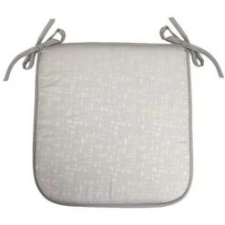 Paris Prix - Galette De Chaise "adamo" 40x40cm Gris