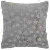 ATMOSPHERA FOR KIDS Coussin Imitation Fourrure "Astro" 40x40cm Gris