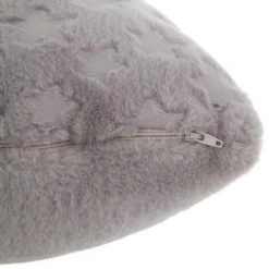 ATMOSPHERA FOR KIDS Coussin Imitation Fourrure "Astro" 40x40cm Gris -France Coussin et housse de coussin Soldes Boutique 33655374 4