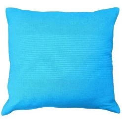Paris Prix - Housse De Coussin Déco "lana" 40x40cm Turquoise