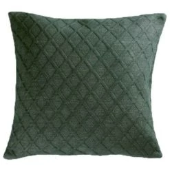 Paris Prix - Housse De Coussin Jersey "maora" 40x40cm Vert