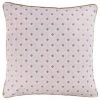 Paris Prix - Housse De Coussin Déco "oliana" 40x40cm Rose