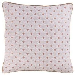 Paris Prix - Housse De Coussin Déco "oliana" 40x40cm Rose