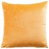 Paris Prix - Housse De Coussin Velours "swart" 40x40cm Jaune