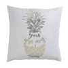 Paris Prix - Coussin Déhoussable "my Sunshine" 45x45cm Blanc