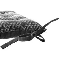 ATMOSPHERA, CRŽATEUR D'INTŽRIEUR Galette De Chaise "Otto" 38x38cm Gris -France Coussin et housse de coussin Soldes Boutique 33658446 3