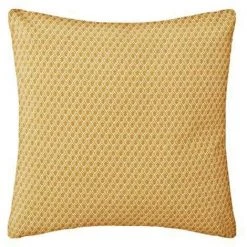ATMOSPHERA, CRŽATEUR D'INTŽRIEUR Coussin Déco Déhoussable "Otto" 38x38cm Ocre