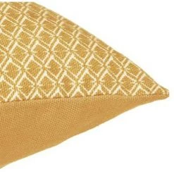 ATMOSPHERA, CRŽATEUR D'INTŽRIEUR Coussin Déco Déhoussable "Otto" 30x50cm Ocre -France Coussin et housse de coussin Soldes Boutique 33658510 3