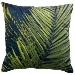 Paris Prix - Coussin Déco Déhoussable "maena" 45x45cm Vert
