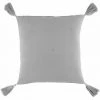 Paris Prix - Housse De Coussin Déco "dune" 40x40cm Gris