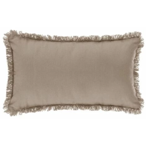 ATMOSPHERA, CRATEUR D'INTRIEUR Coussin Déhoussable Franges "Fringe" 30x50cm Lin 1 ATMOSPHERA, CRATEUR D'INTRIEUR Coussin Déhoussable Franges "Fringe" 30x50cm Lin