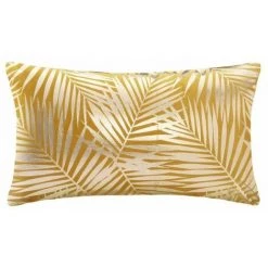 ATMOSPHERA, CRŽATEUR D'INTŽRIEUR Coussin Déhoussable Velours "Tropicor" 30x50cm Ocre