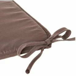 ATMOSPHERA, CRŽATEUR D'INTŽRIEUR Galette De Chaise "Micro" 39x39cm Taupe -France Coussin et housse de coussin Soldes Boutique 33661899 3