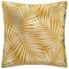 ATMOSPHERA, CRŽATEUR D'INTŽRIEUR Coussin Déhoussable Velours "Tropicor" 40x40cm Ocre