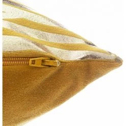 ATMOSPHERA, CRŽATEUR D'INTŽRIEUR Coussin Déhoussable Velours "Tropicor" 40x40cm Ocre -France Coussin et housse de coussin Soldes Boutique 33661999 3