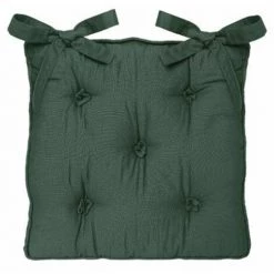 ATMOSPHERA, CRŽATEUR D'INTŽRIEUR Galette De Chaise "5 Boutons" 40x40cm Vert