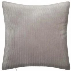 ATMOSPHERA, CRŽATEUR D'INTŽRIEUR Coussin Déco Déhoussable "Côtelé" 40x40cm Gris