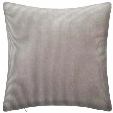 ATMOSPHERA, CRATEUR D'INTRIEUR Coussin Déco Déhoussable "Côtelé" 40x40cm Gris 1 ATMOSPHERA, CRATEUR D'INTRIEUR Coussin Déco Déhoussable "Côtelé" 40x40cm Gris