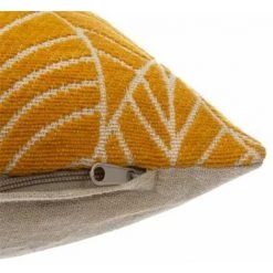 ATMOSPHERA, CRŽATEUR D'INTŽRIEUR Housse De Coussin "Chen Hoy" 40x40cm Ocre -France Coussin et housse de coussin Soldes Boutique 33662304 3