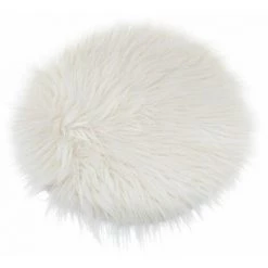 ATMOSPHERA, CRŽATEUR D'INTŽRIEUR Galette De Chaise Déco "Loso" 32cm Ivoire