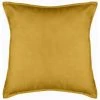 ATMOSPHERA, CRATEUR D'INTRIEUR Coussin Déco Déhoussable "Lilou" 55x55cm Ocre