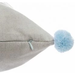 ATMOSPHERA FOR KIDS Coussin à Pompons Enfant "Broderie" 40x40cm Gris 5 ATMOSPHERA FOR KIDS Coussin à Pompons Enfant "Broderie" 40x40cm Gris -France Coussin et housse de coussin Soldes Boutique 33663000 3