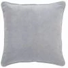 Paris Prix - Coussin Déco "ourlet" 45x45cm Blanc & Gris