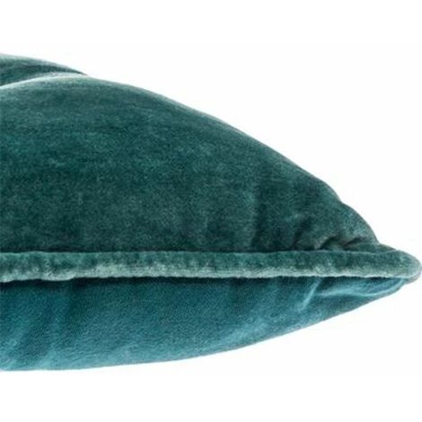 ATMOSPHERA, CRATEUR D'INTRIEUR Galette De Chaise En Velours "Zada" 38x38cm Bleu 5 ATMOSPHERA, CRATEUR D'INTRIEUR Galette De Chaise En Velours "Zada" 38x38cm Bleu – Image 5