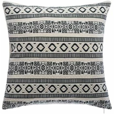 ATMOSPHERA, CRATEUR D'INTRIEUR Coussin Déco Déhoussable "Ethniko" 40x40cm Vert 1 ATMOSPHERA, CRATEUR D'INTRIEUR Coussin Déco Déhoussable "Ethniko" 40x40cm Vert