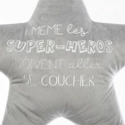 ATMOSPHERA FOR KIDS Coussin Déco Enfant "Maxi Étoile" 70cm Gris -France Coussin et housse de coussin Soldes Boutique 33664200 2