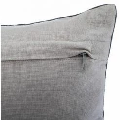 ATMOSPHERA, CRŽATEUR D'INTŽRIEUR Coussin Déco En Velours "Patch" 40x40cm Gris -France Coussin et housse de coussin Soldes Boutique 33664207 3