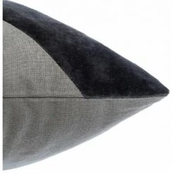 ATMOSPHERA, CRŽATEUR D'INTŽRIEUR Coussin Déco En Velours "Patch" 40x40cm Gris -France Coussin et housse de coussin Soldes Boutique 33664207 4