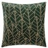 ATMOSPHERA, CRATEUR D'INTRIEUR Coussin Déco En Velours "Lur" 40x40cm Vert