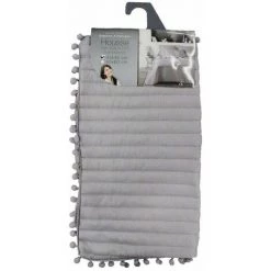 Paris Prix - Housse De Coussin "dorinette" 45x45cm Gris -France Coussin et housse de coussin Soldes Boutique 33665643 3