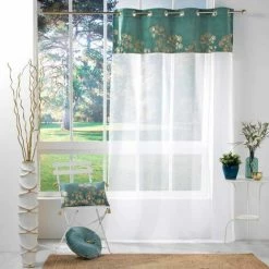 Paris Prix - Coussin à Pompons "milarose" 30x50cm Pétrole -France Coussin et housse de coussin Soldes Boutique 33671011 3