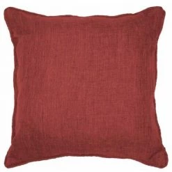 Paris Prix - Coussin Déco "newton" 40x40cm Carmin