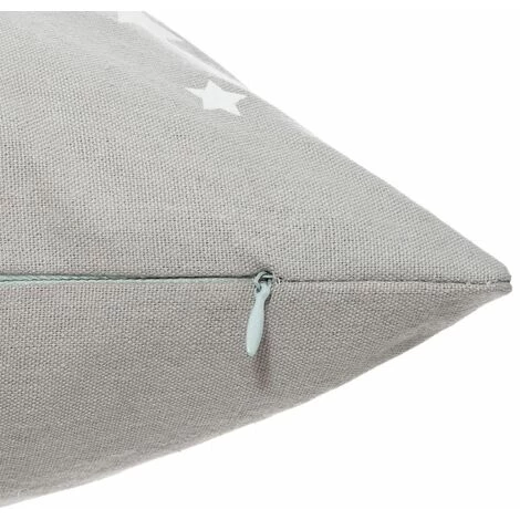 ATMOSPHERA FOR KIDS Coussin Déco Enfant "Bouclette" 40x40cm Gris 4 ATMOSPHERA FOR KIDS Coussin Déco Enfant "Bouclette" 40x40cm Gris – Image 4
