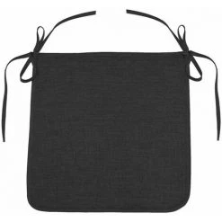 Paris Prix - Galette De Chaise "newton" 40x40cm Charbon