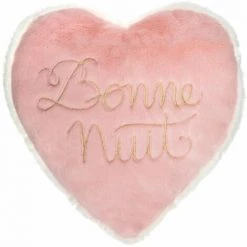 ATMOSPHERA FOR KIDS Coussin Déco Enfant "Bonne Nuit" 39x43cm Rose