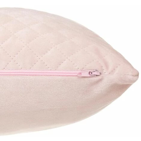 ATMOSPHERA, CRATEUR D'INTRIEUR Coussin Déco En Velours "Dolce" 38x58cm Rose 2 ATMOSPHERA, CRATEUR D'INTRIEUR Coussin Déco En Velours "Dolce" 38x58cm Rose – Image 2